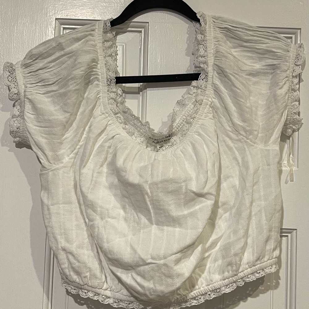 Off the shoulder blouse white